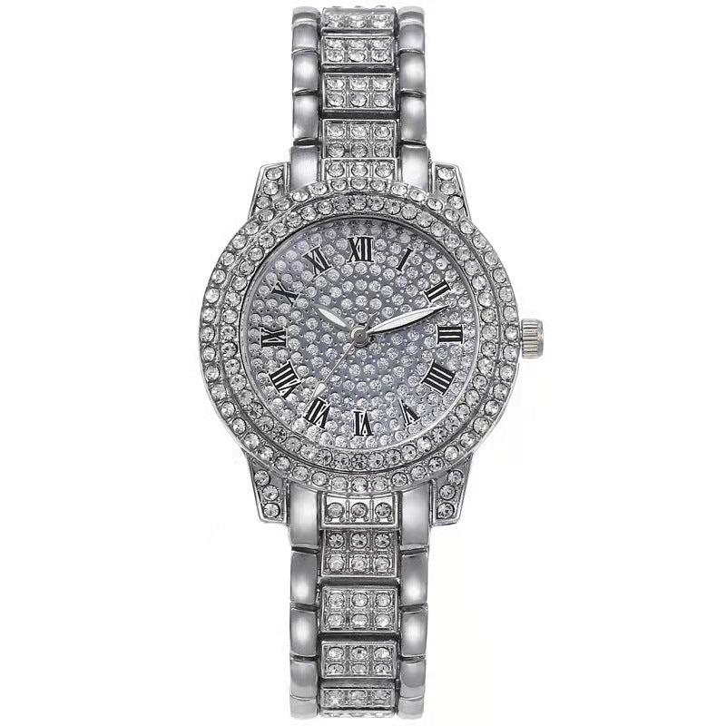 Diamond-encrusted Casual Fashion Women's Watch