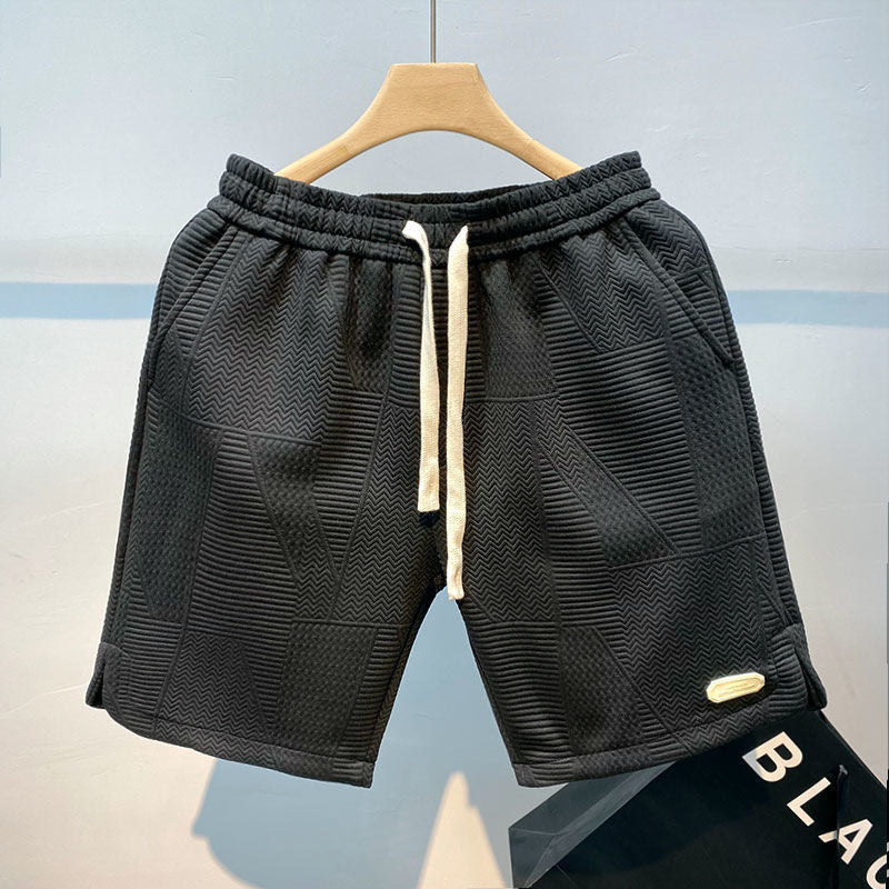 Fashion Personality Wave Pattern Shorts Men