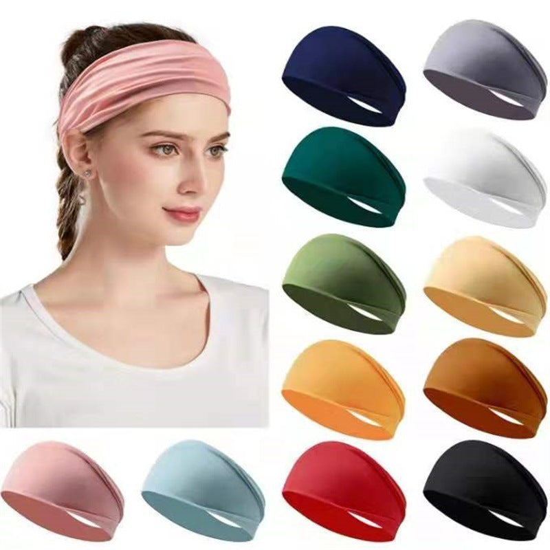 Women's Ice Silk Hair Band New Sports Scarf