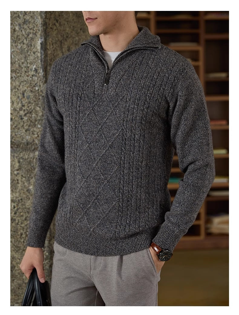 Casual Warm Sweater Men's Jacket