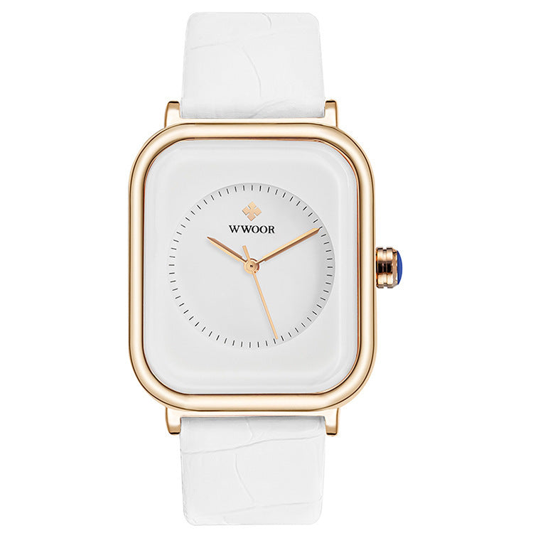 Ladies quartz belt watch