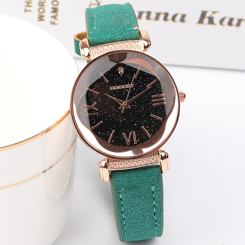 Starry sky female watch