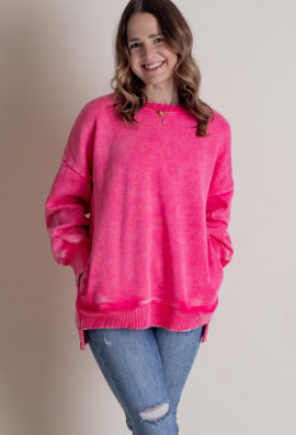 Women's Autumn And Winter Loose Cotton Washed Sweater