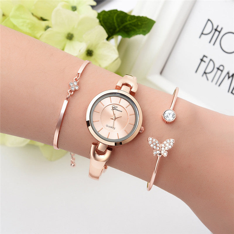 Fashion Creative Style Quartz Watch Bracelet Set