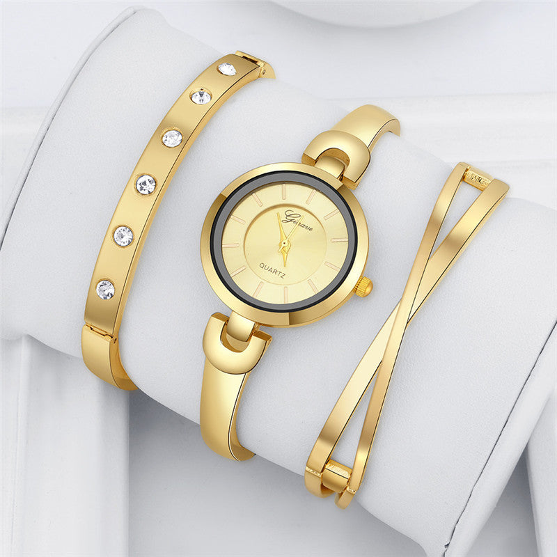 Fashion Creative Style Quartz Watch Bracelet Set