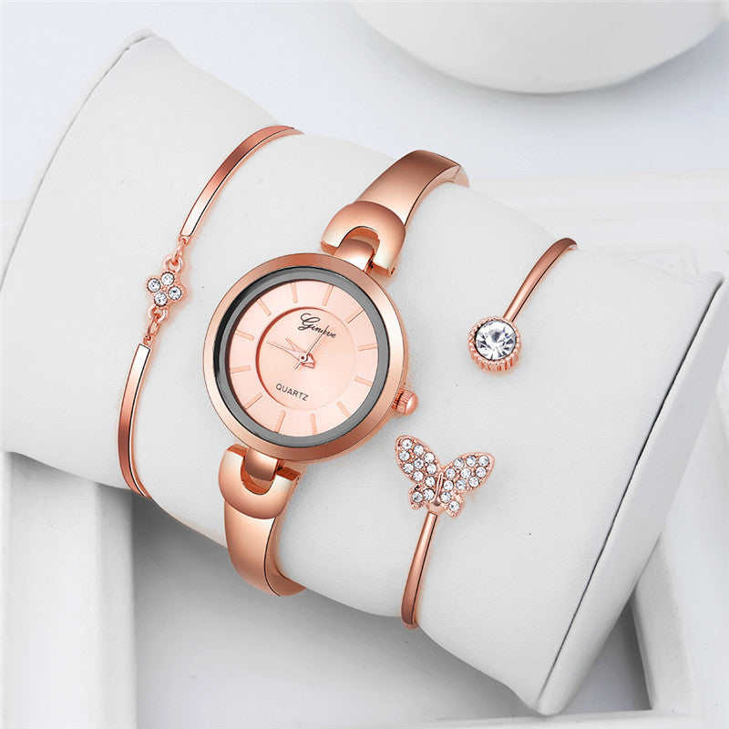 Fashion Creative Style Quartz Watch Bracelet Set