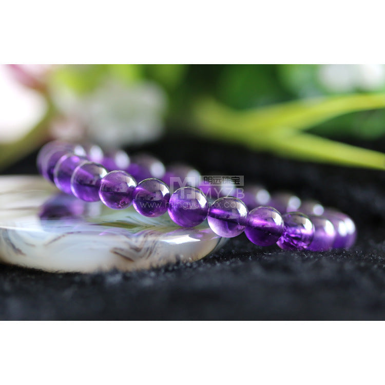 Natural amethyst bracelet