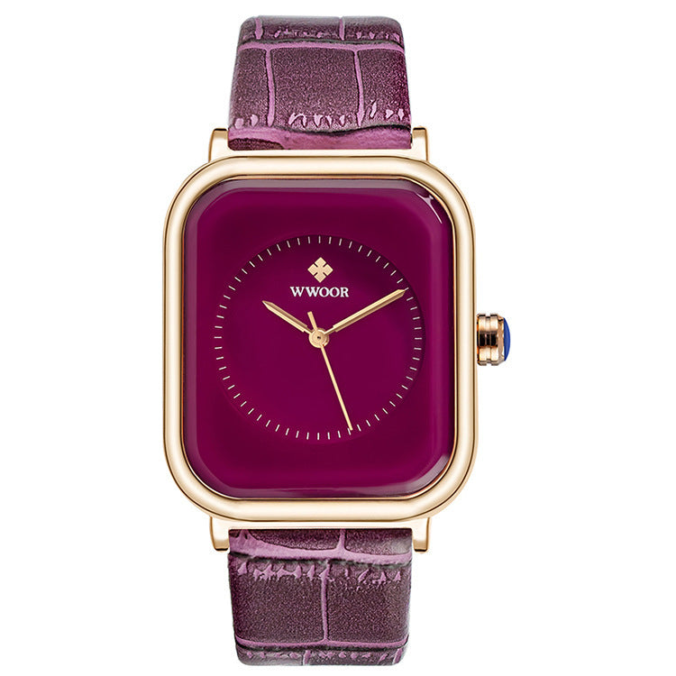 Ladies quartz belt watch