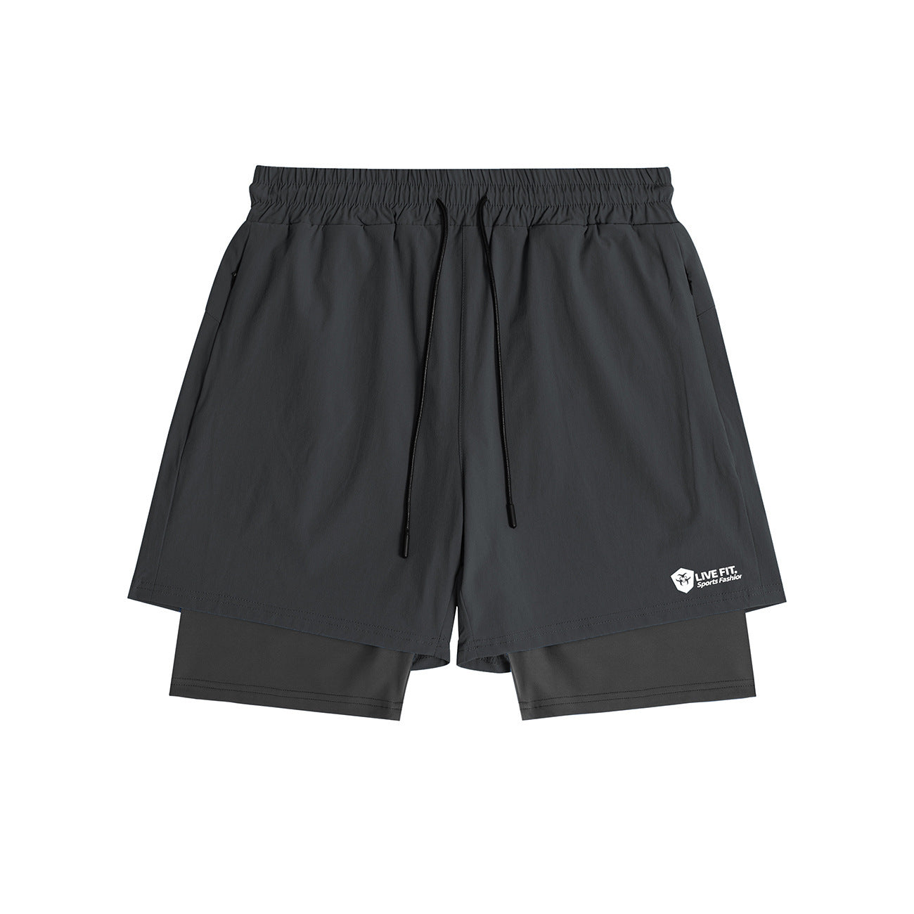 American Style Quick Drying Zippered Shorts For Men