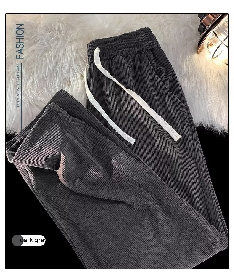 American Retro Corduroy Casual Pants Men