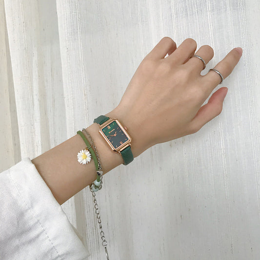 Female simple temperament fashion watch