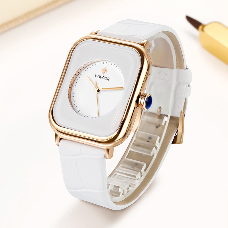 Ladies quartz belt watch