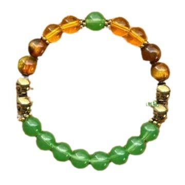 Green Beaded Bracelet