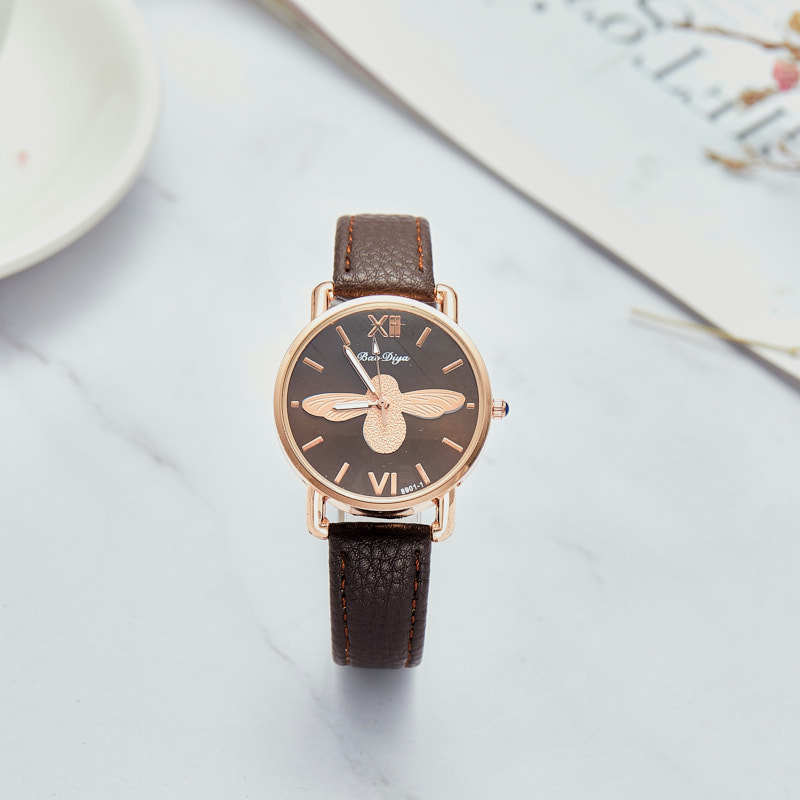 Ladies Fashion Little Bee Simple Quartz Watch