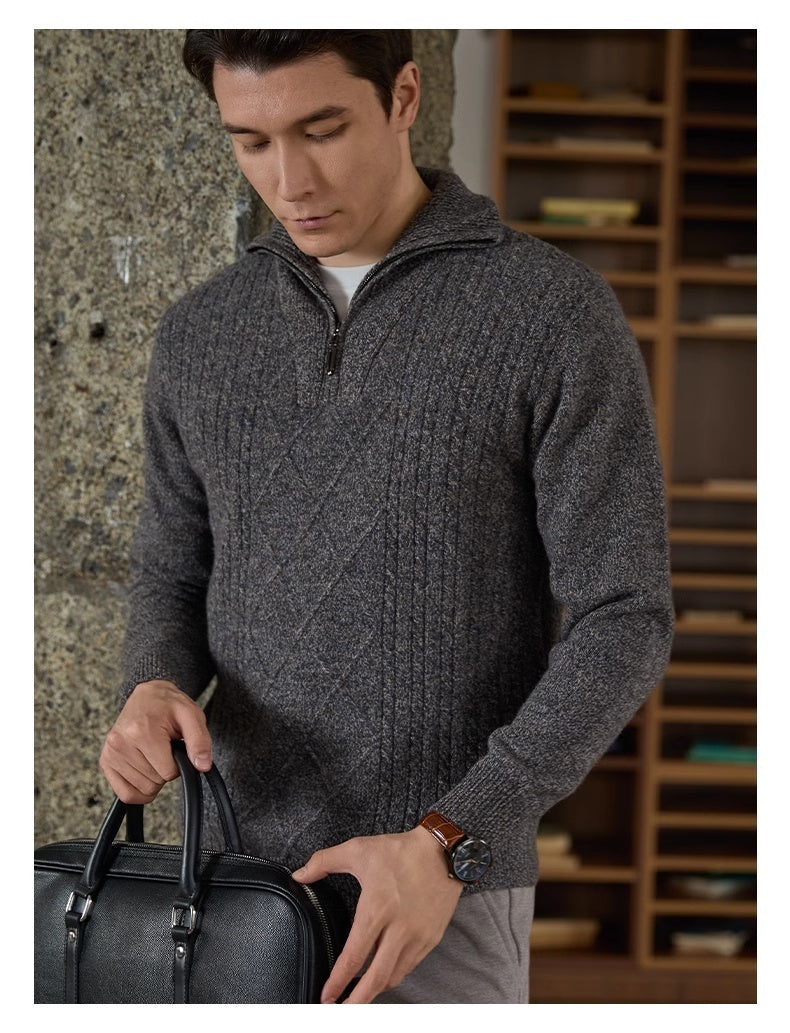 Casual Warm Sweater Men's Jacket