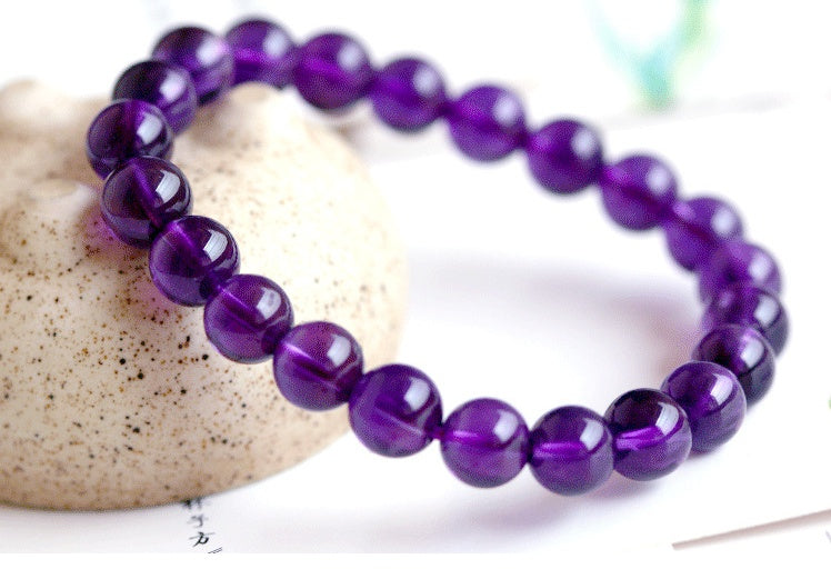 Natural amethyst bracelet