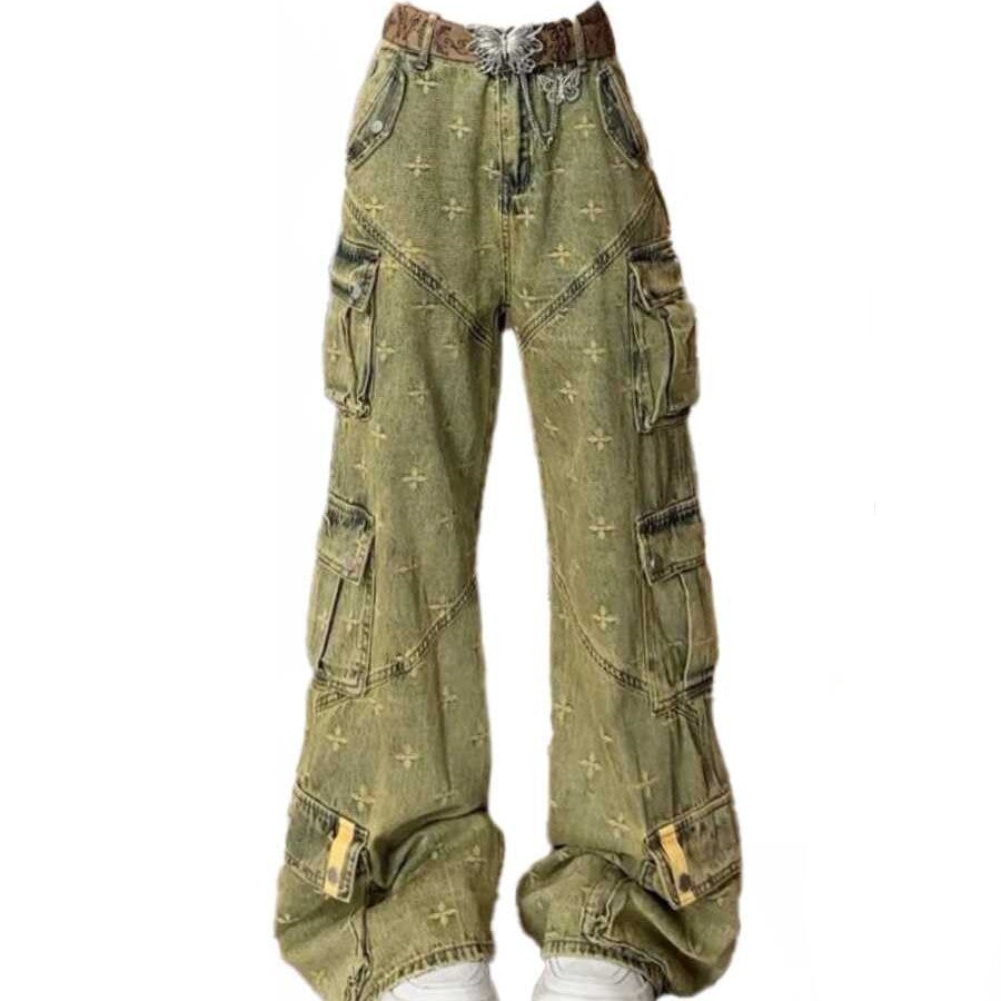 American Heavy Industry Vintage Jacquard Jeans