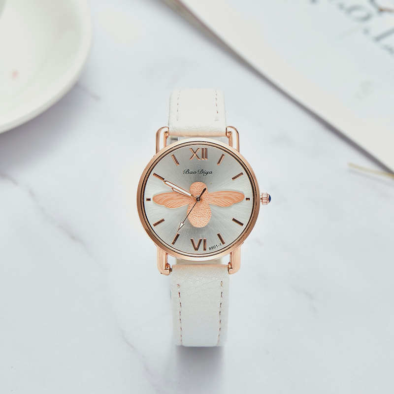 Ladies Fashion Little Bee Simple Quartz Watch