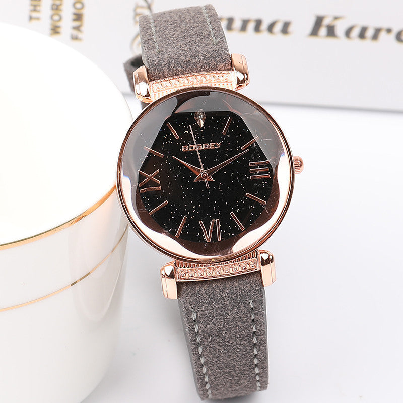 Starry sky female watch