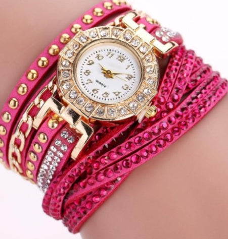 Fashion Ladies Twist Braided Quartz Watch