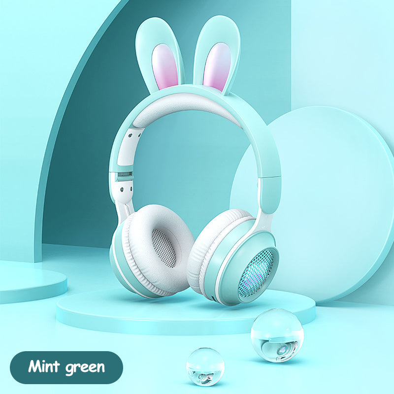 هدفون Rabbit Ear هدفون گندمی با نور بی سیم