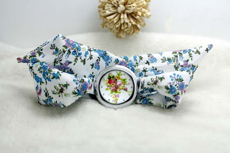 Fabric watch fashion ladies watch high quality fabric watch