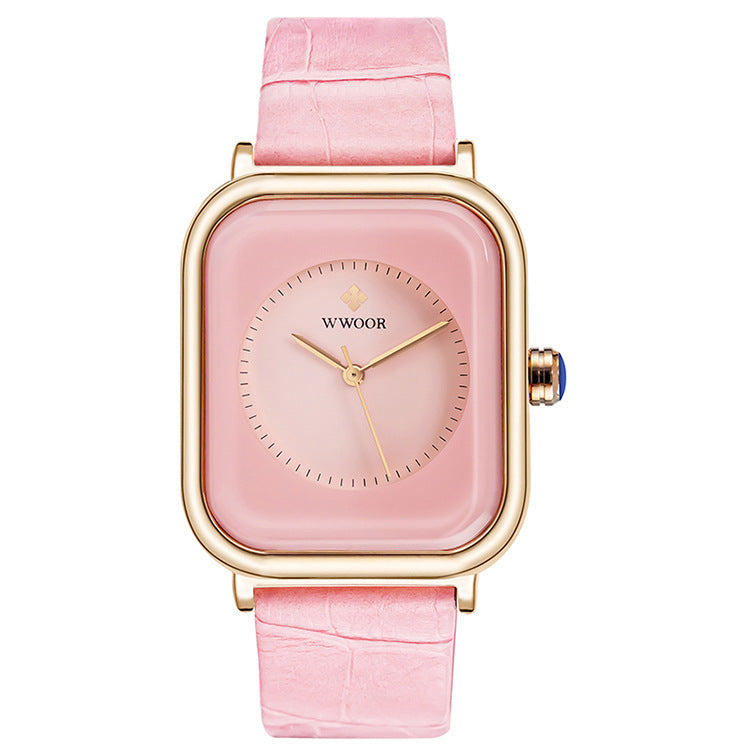 Ladies quartz belt watch