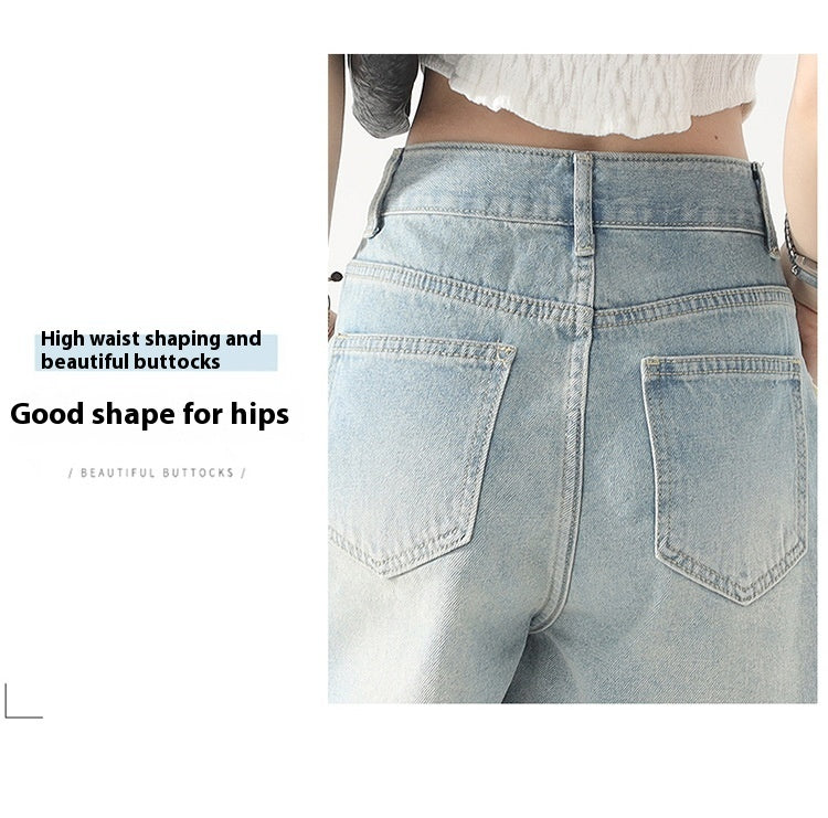 Summer New High Waist Slim Fit Tassel Denim Shorts For Women