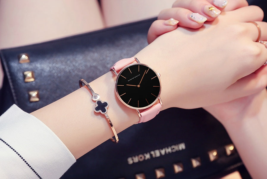 Creative student wrist wholesale light and thin watch