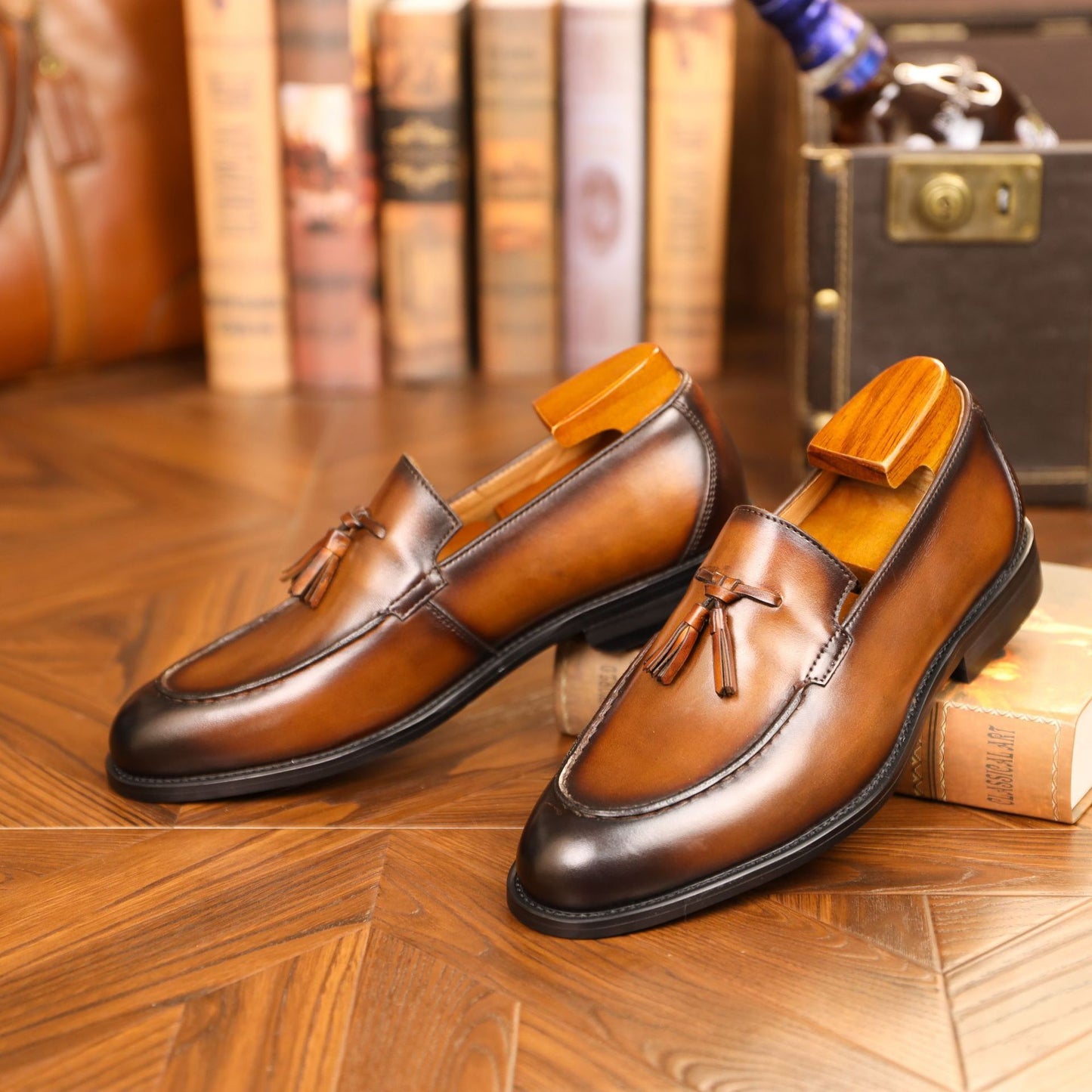 کفش مردانه مدل Tassel Loafers بریتانیایی