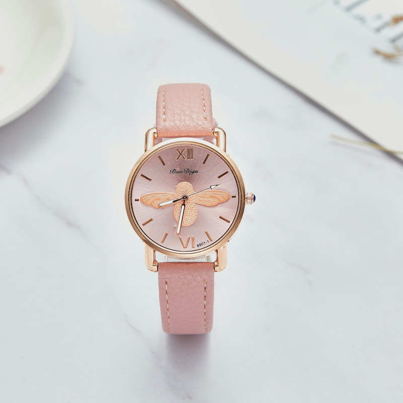 Ladies Fashion Little Bee Simple Quartz Watch