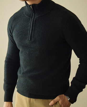 Wool Sweater Men's Business Leisure Warm Sweater