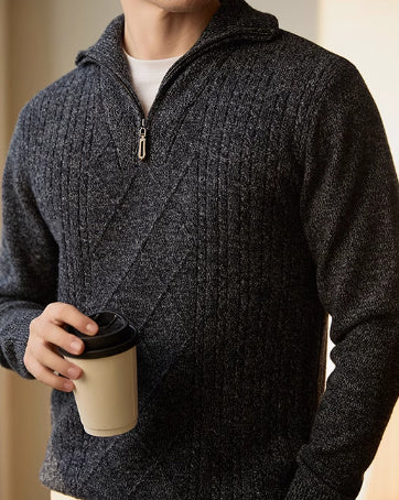 Casual Warm Sweater Men's Jacket