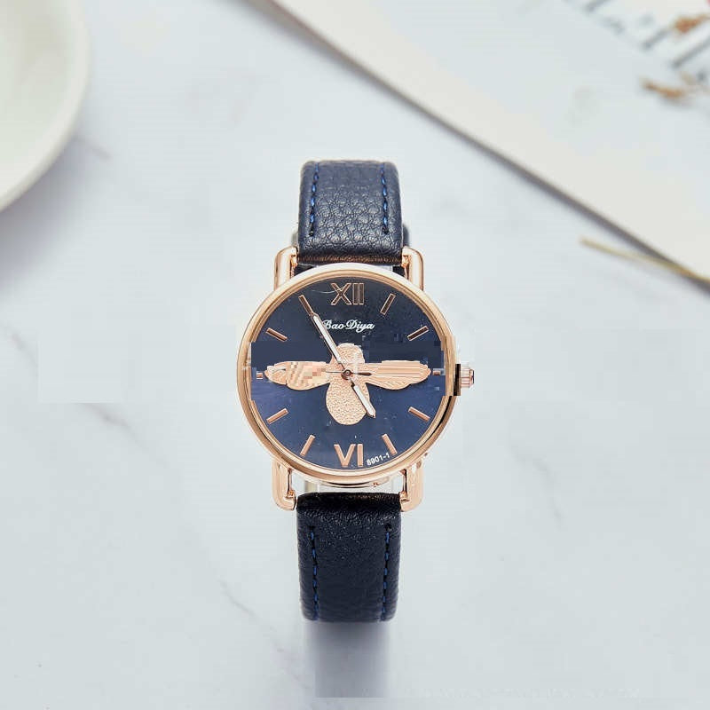 Ladies Fashion Little Bee Simple Quartz Watch