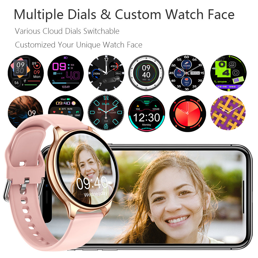 Ultra-thin Body Temperature Smart Watch Y22 Bluetooth Call