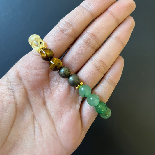 Green Beaded Bracelet