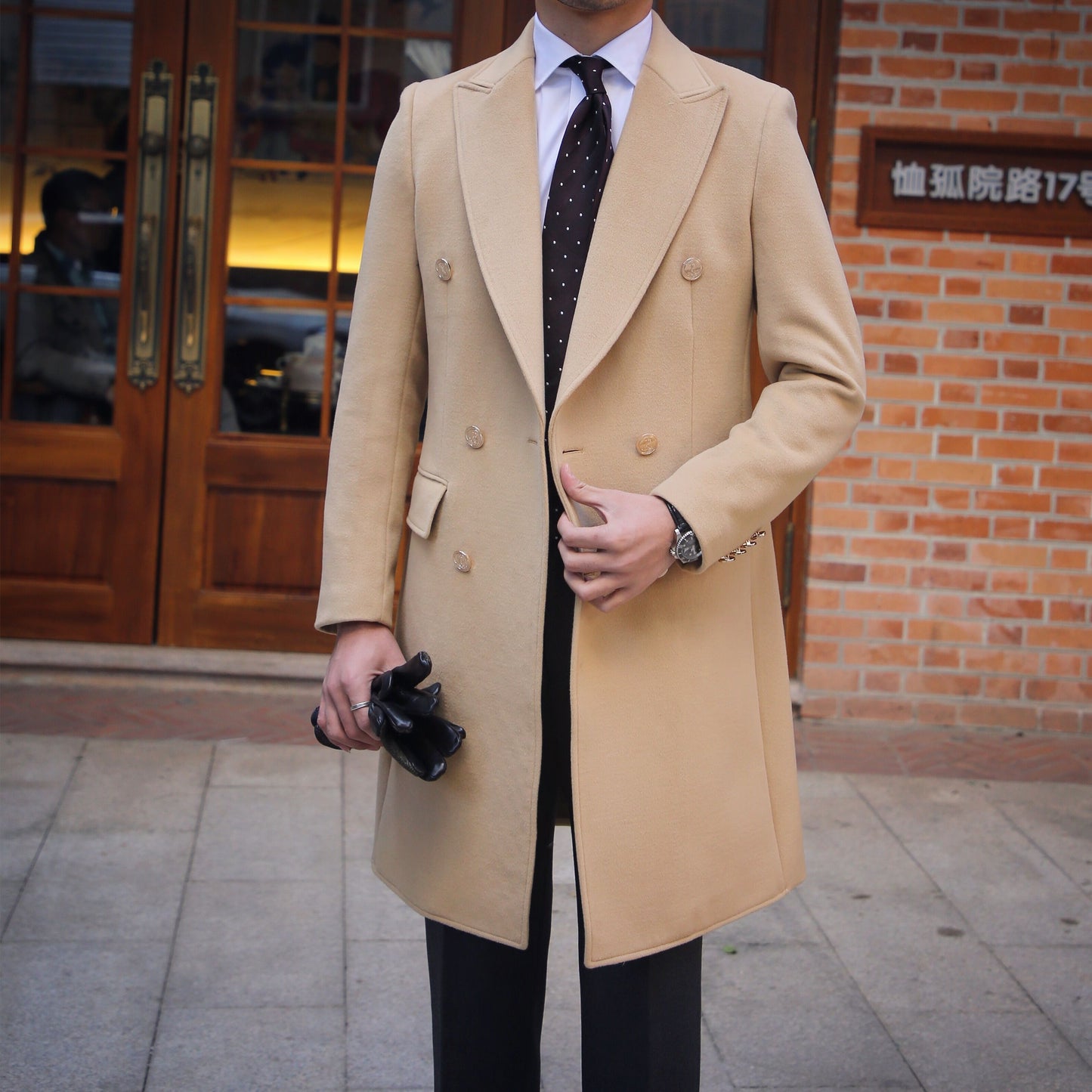 Wool Coat British Slim Fit