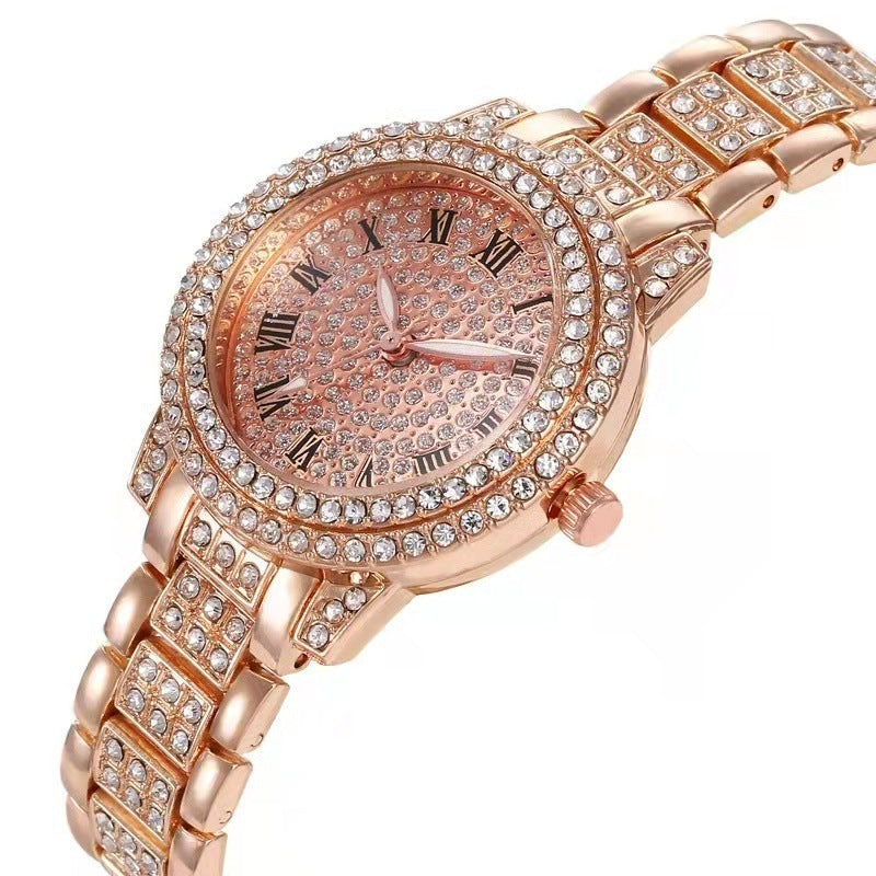 Diamond-encrusted Casual Fashion Women's Watch