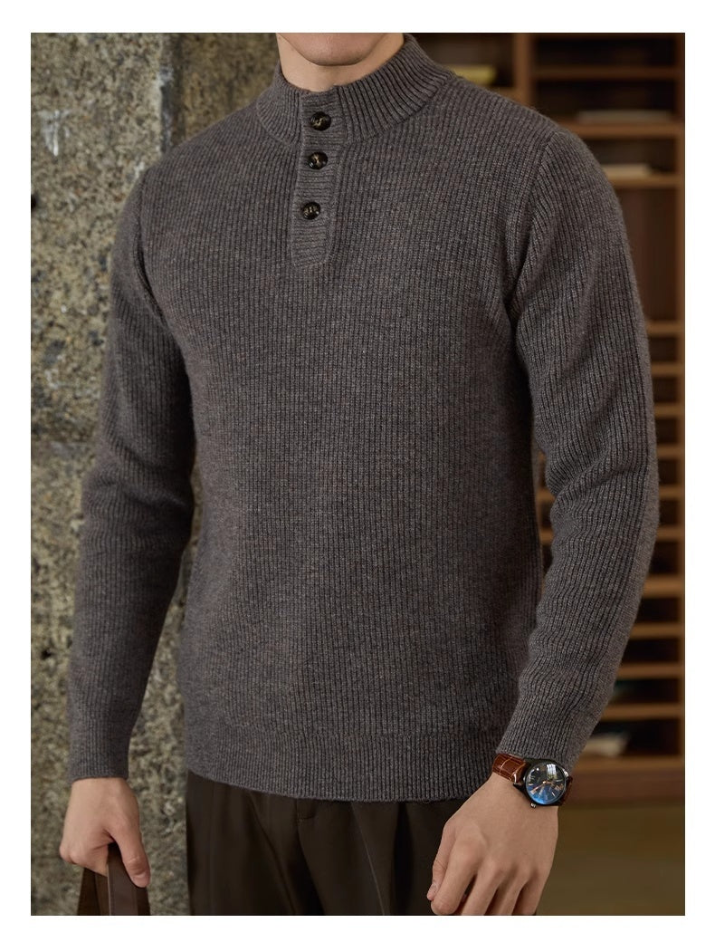 American Casual Half Turtleneck Knitted