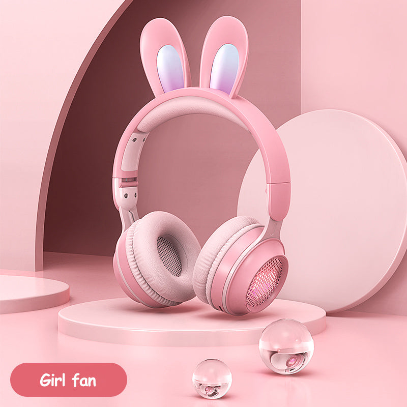 هدفون Rabbit Ear هدفون گندمی با نور بی سیم