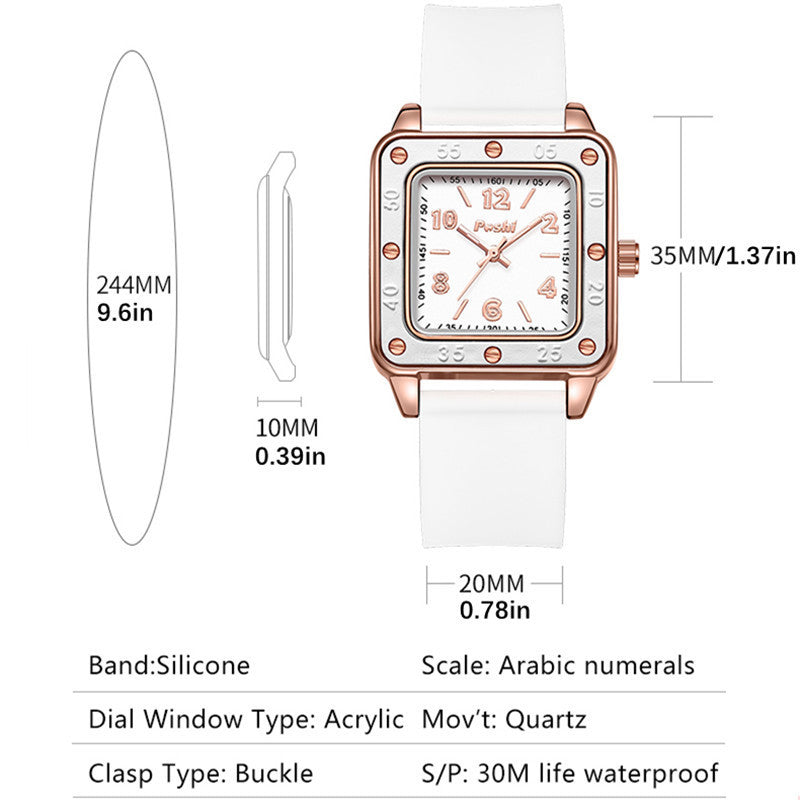 Women's Square Simple Fashion Quartz Watch