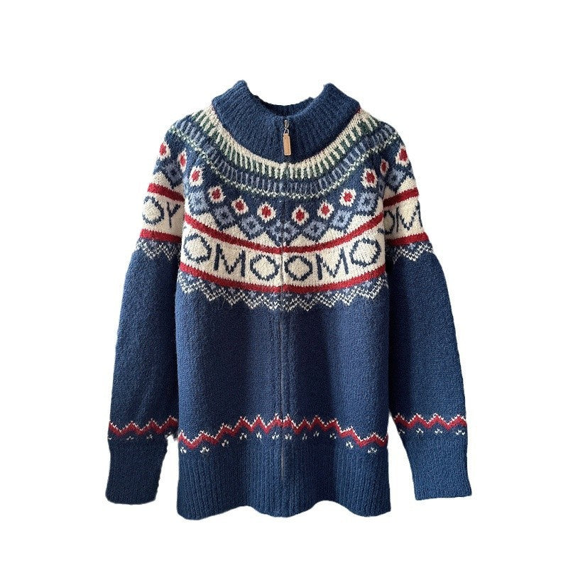 Autumn And Winter New Soft Glutinous Knitted Cardigan Top