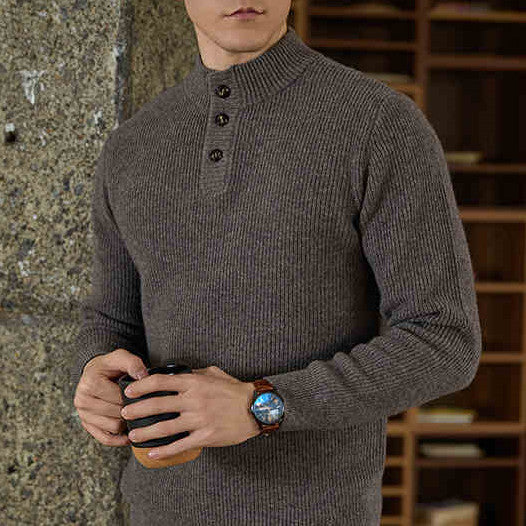 American Casual Half Turtleneck Knitted